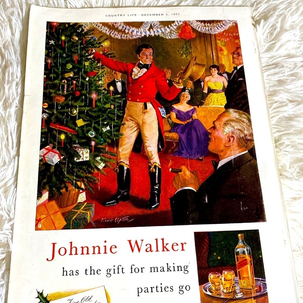 COUNTRY LIFE MAGAZINE CHRISTMAS NUMBER December 1953 GREAT VINTAGE ADS E…